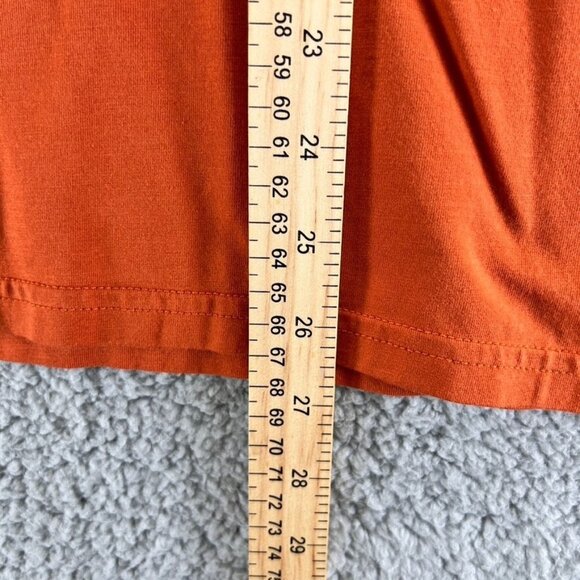 Criquet Mens Polo Shirt Large Burnt Orange Pima Cotton Slim Fit Top - Picture 5 of 10